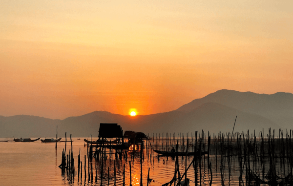 Sunrise on Tam Giang Lagoon Tour- Best Hue City Tour Travel