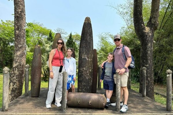 Vinh Moc Tunnels: bomb shells display area