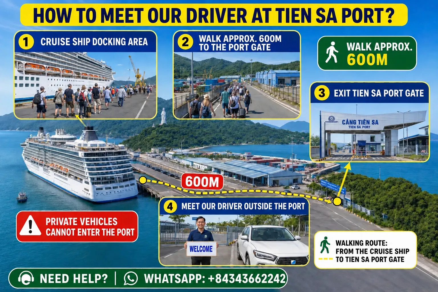 Tien Sa Port Pick Up - Best Hue City Tour