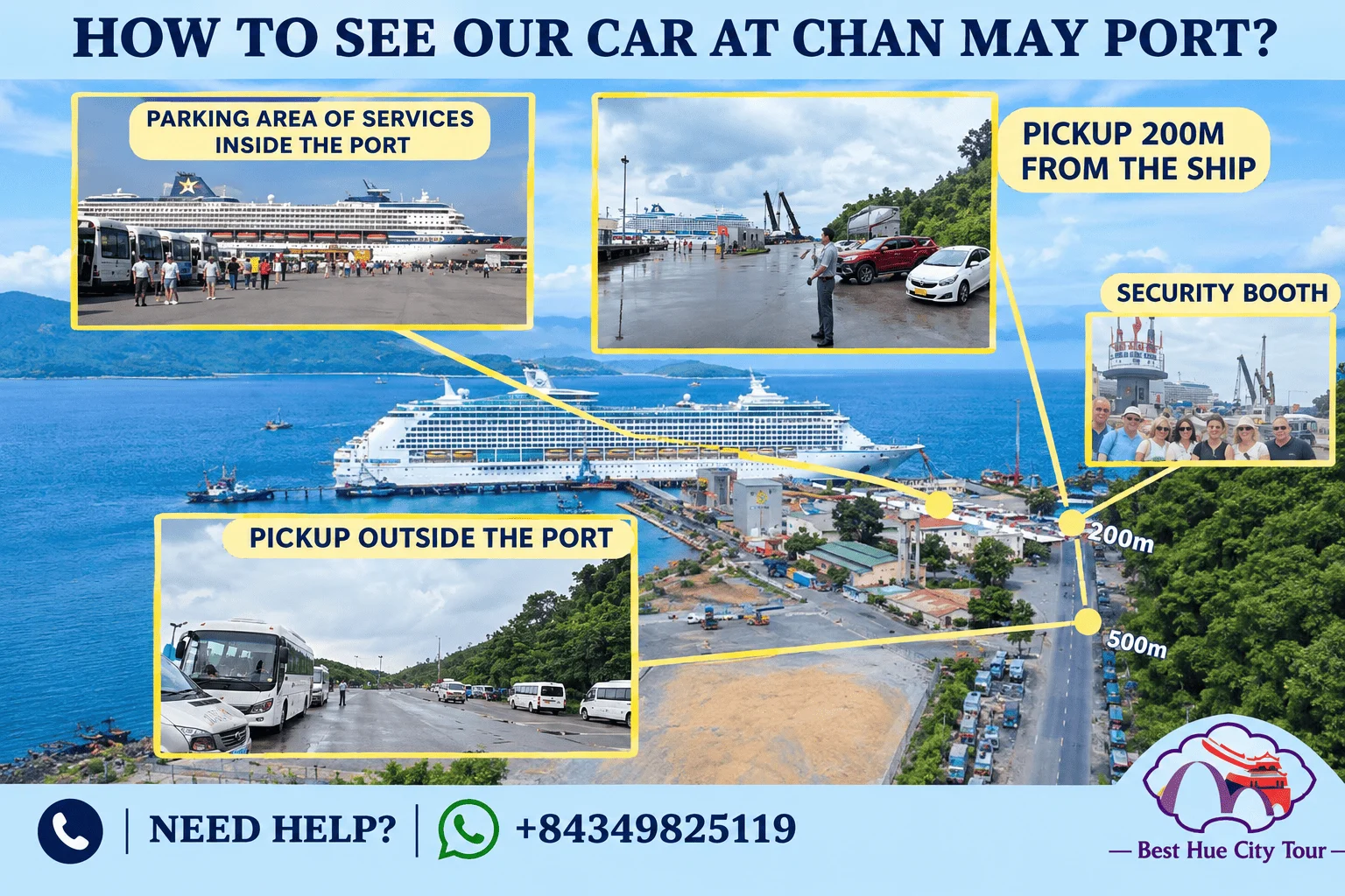 Chan May Port to Hue by car - Best Hue City Tour